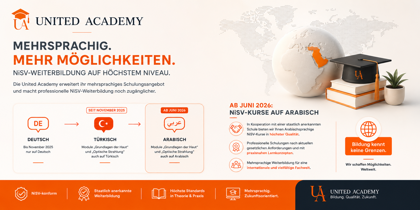 United Academy erweitert internationales Schulungsangebot – Arabische NiSV-Kurse ab Juni 2026
